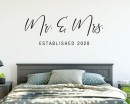 Mr. & Mrs. Custom Date Decal